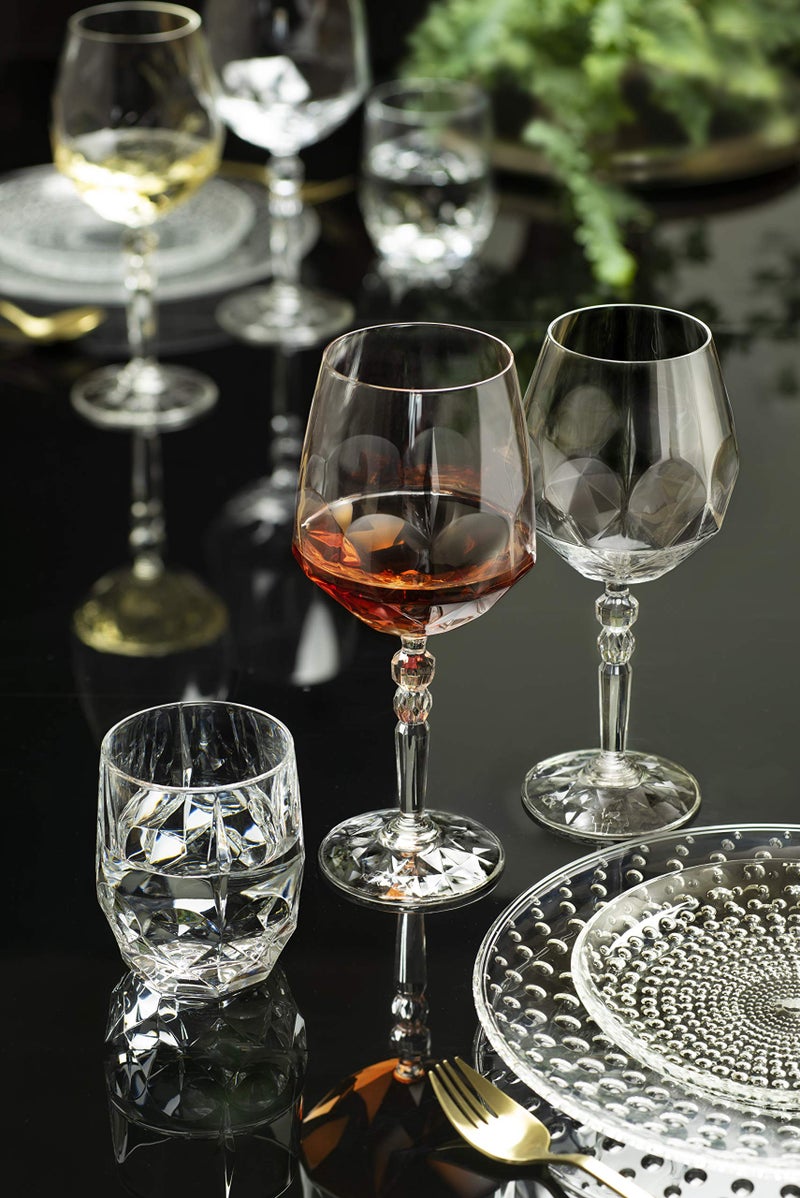 Barski Goblet - Red Wine Glass - Cocktail - Water Glass - Stemmed Glasses - Set of 6 Goblets - Crystal like Glass - 24 oz. Beautifully Designed Made in Europe - Image 4